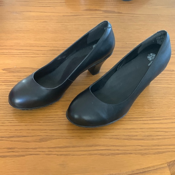 Shoes For Crews Shoes Shoes For Crews Black Label Slip Resistant Black Leather Pumps 2